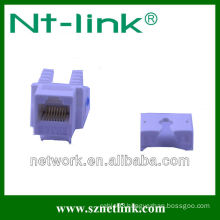 Dual IDC 90 Degree face plate cat6 keystone jack